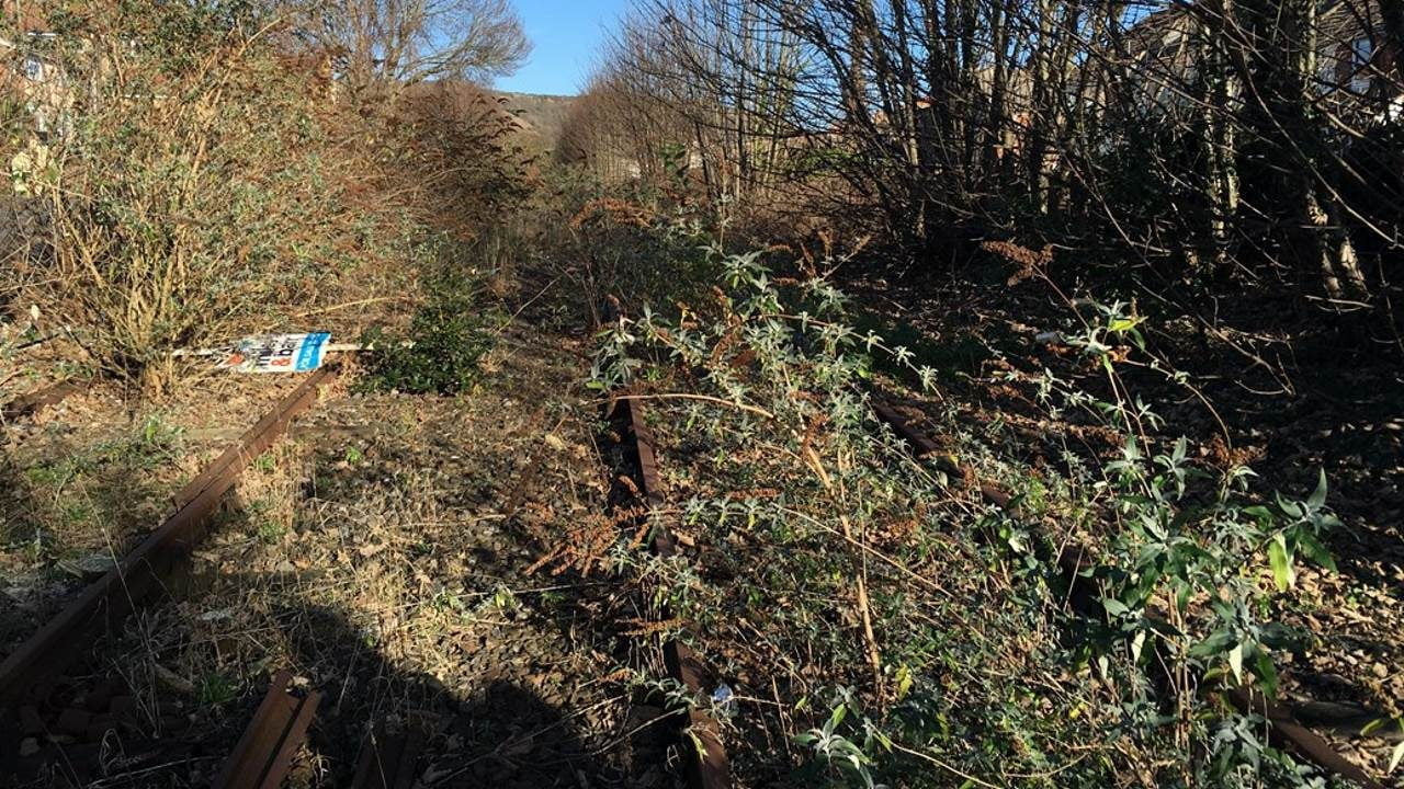 Disused line in folkestone