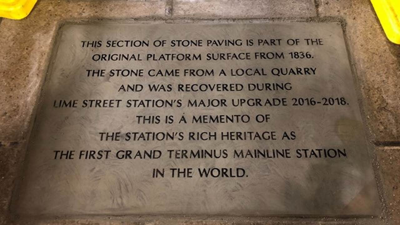 Liverpool station slabs