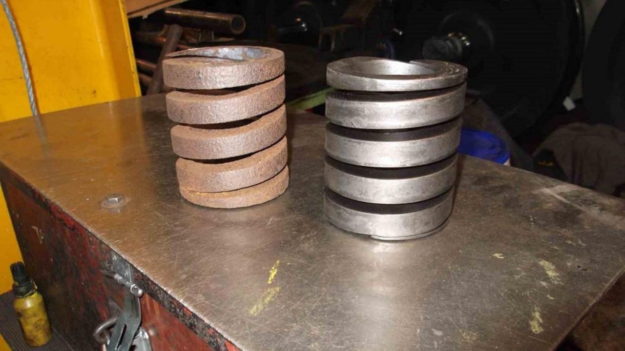 Safety Valve Springs // Credit The Sir Nigel Gresley Locomotive Trust Ltd