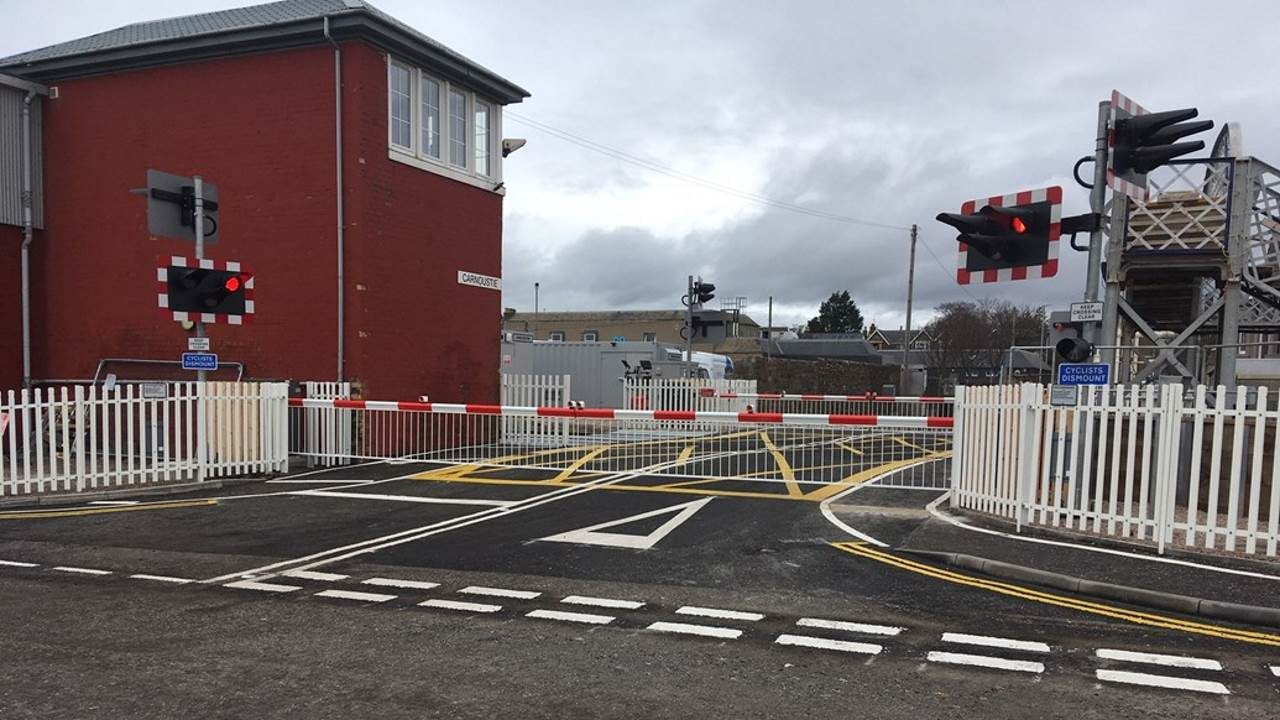 Carnoustie Level Crossing Upgrade Complete