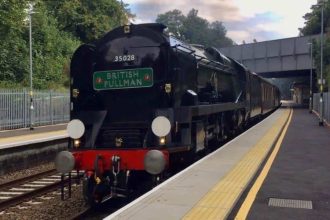 Steam locomotive 35028 Clan Line to haul London to Exeter tour through Wimbledon this Saturday