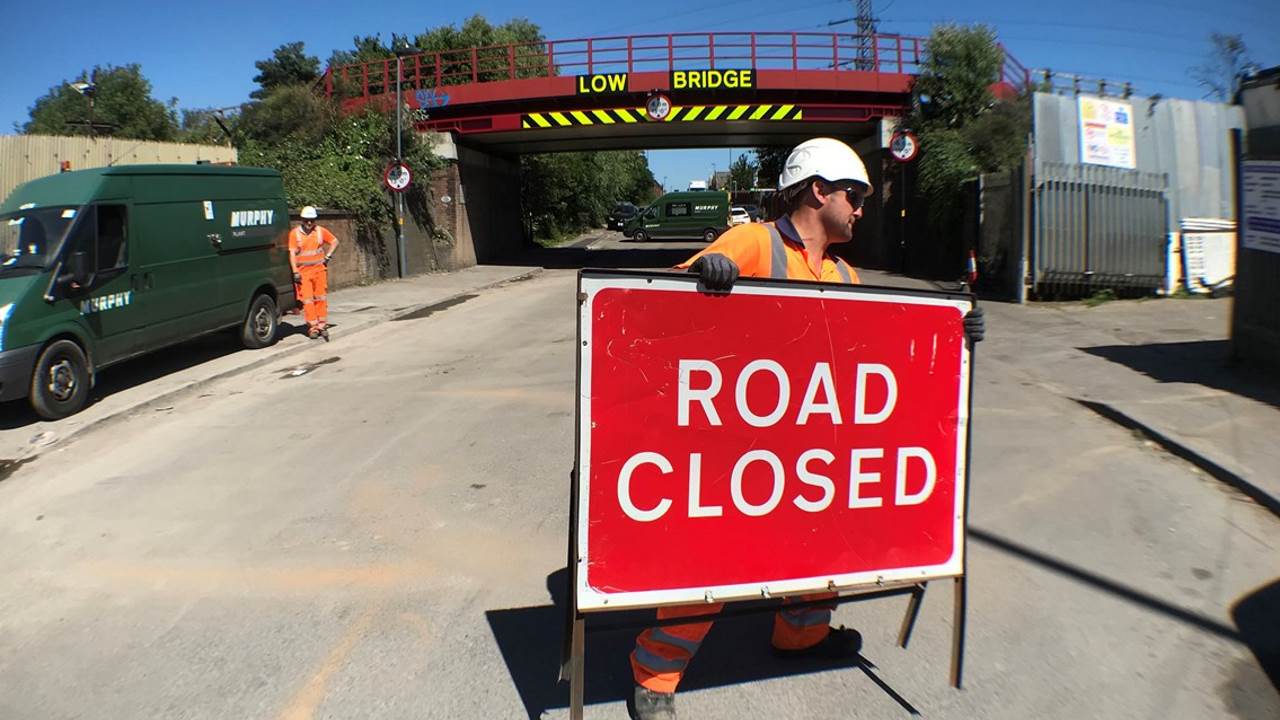 repaired Birmingham bridge