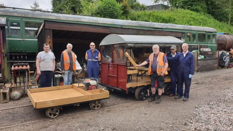 Wickham trolley and trailer