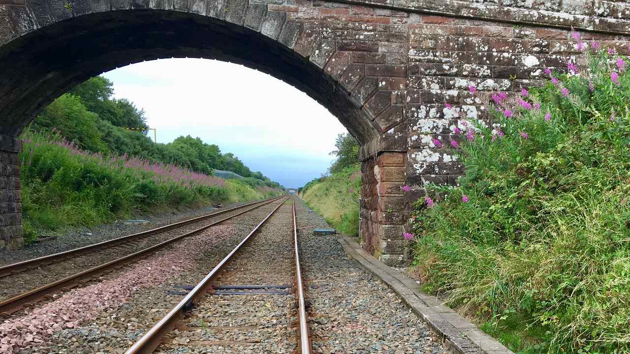 Drigg on the Cumbrian coast line