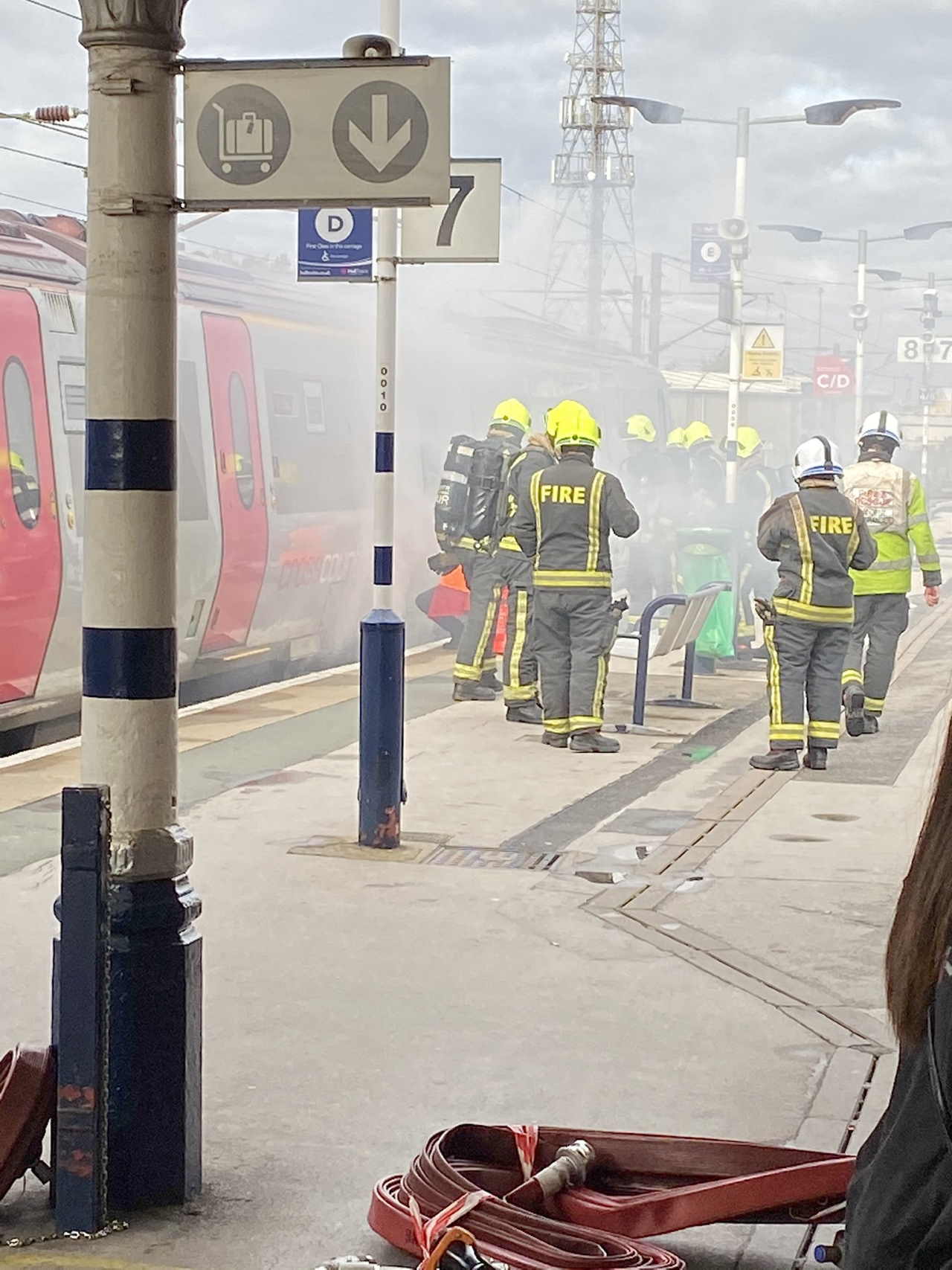 Doncaster train fire