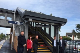 New accessible footbridge at Ewell West station welcomed by villagers