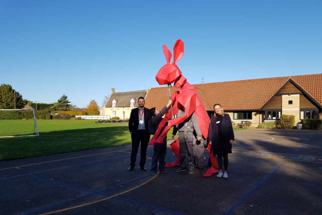 Hare school visit