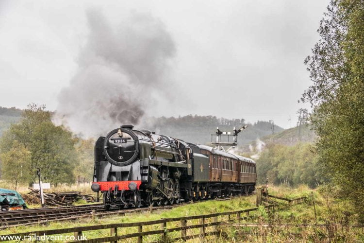 Steam locomotive 92134