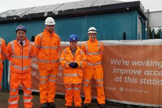 Vale of Glamorgan AM visits Cadoxton station