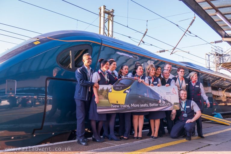 New Avanti West Coast livery photos from official launch train