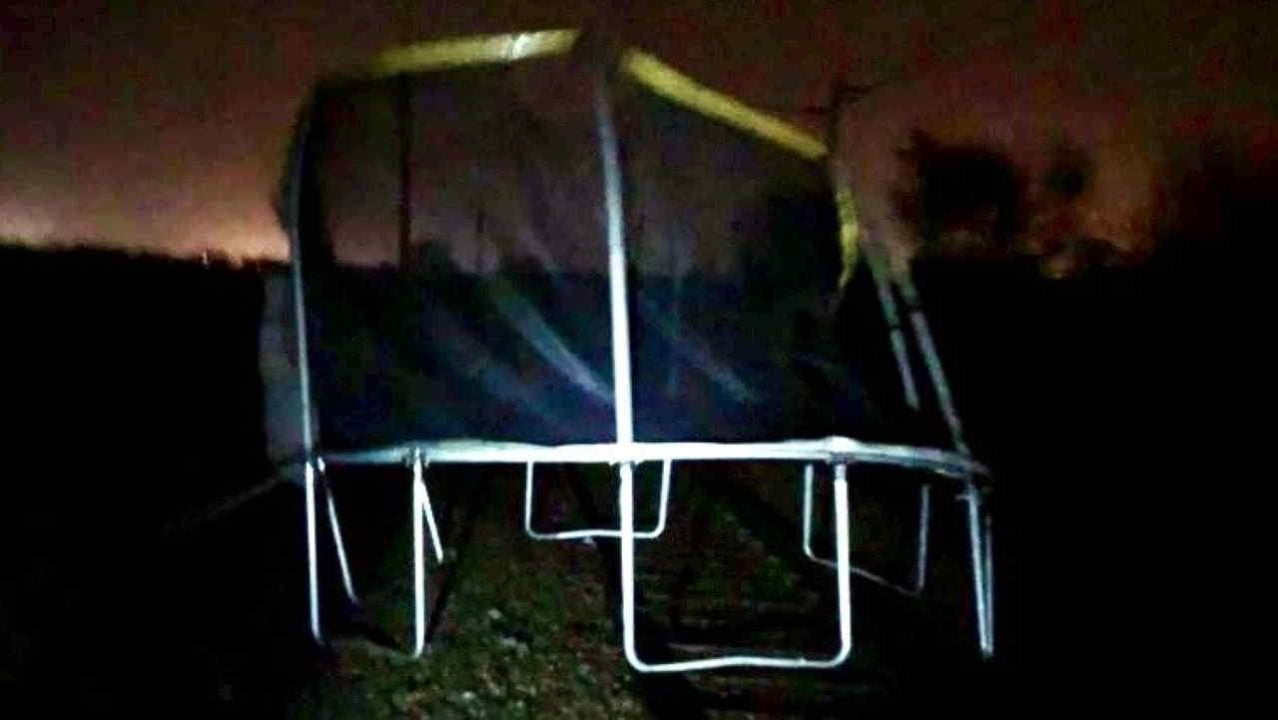 Network Rail trampoline