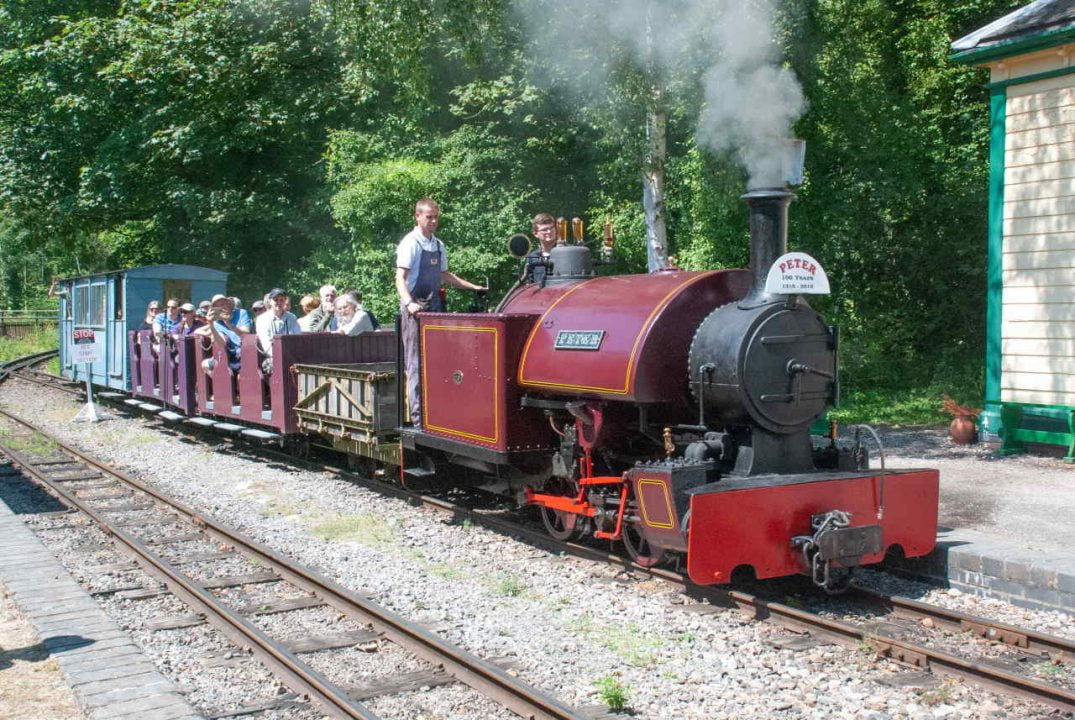 Bagnall 0-4-0ST 2067/1918 "Peter" Cliffe Hill Quarry Co, Leicestershire.   Rail Gala, Amberley Museum and Heritage Centre, 15th July 2018.  © Pete Edgeler