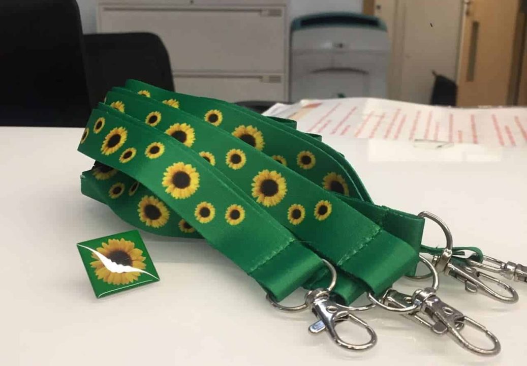 Disability Sunflower Lanyard