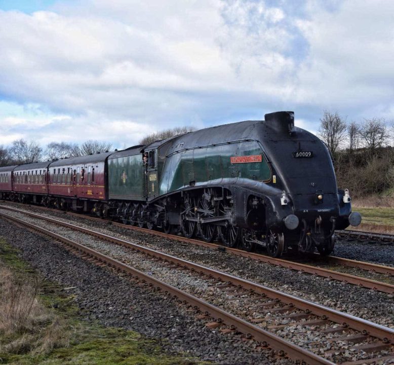 60009 Union of South Africa approaching Hellifield