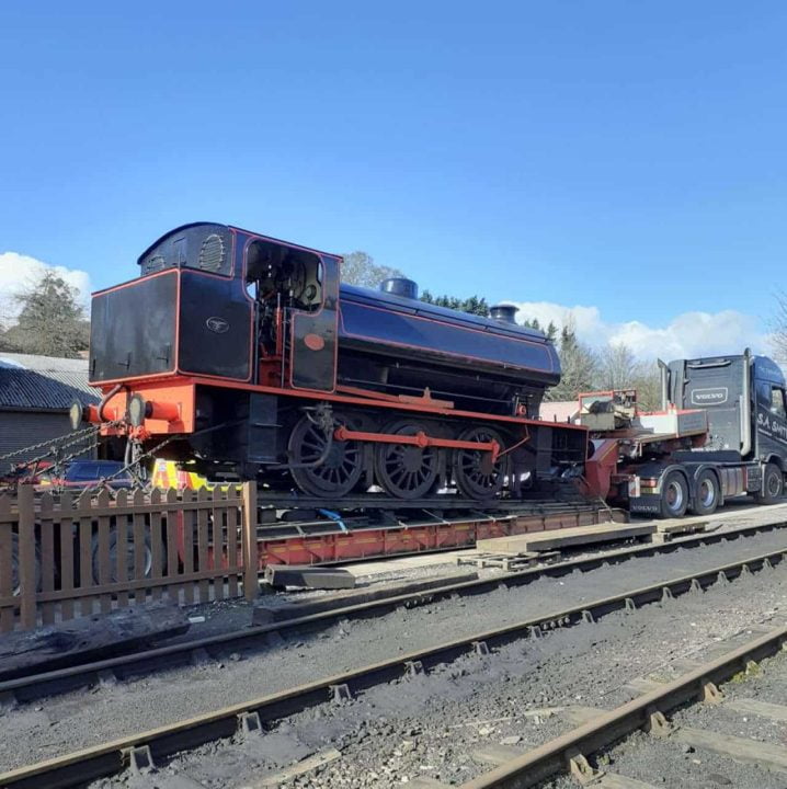 Welsh Guardsman arrives at the Severn Valley Railway