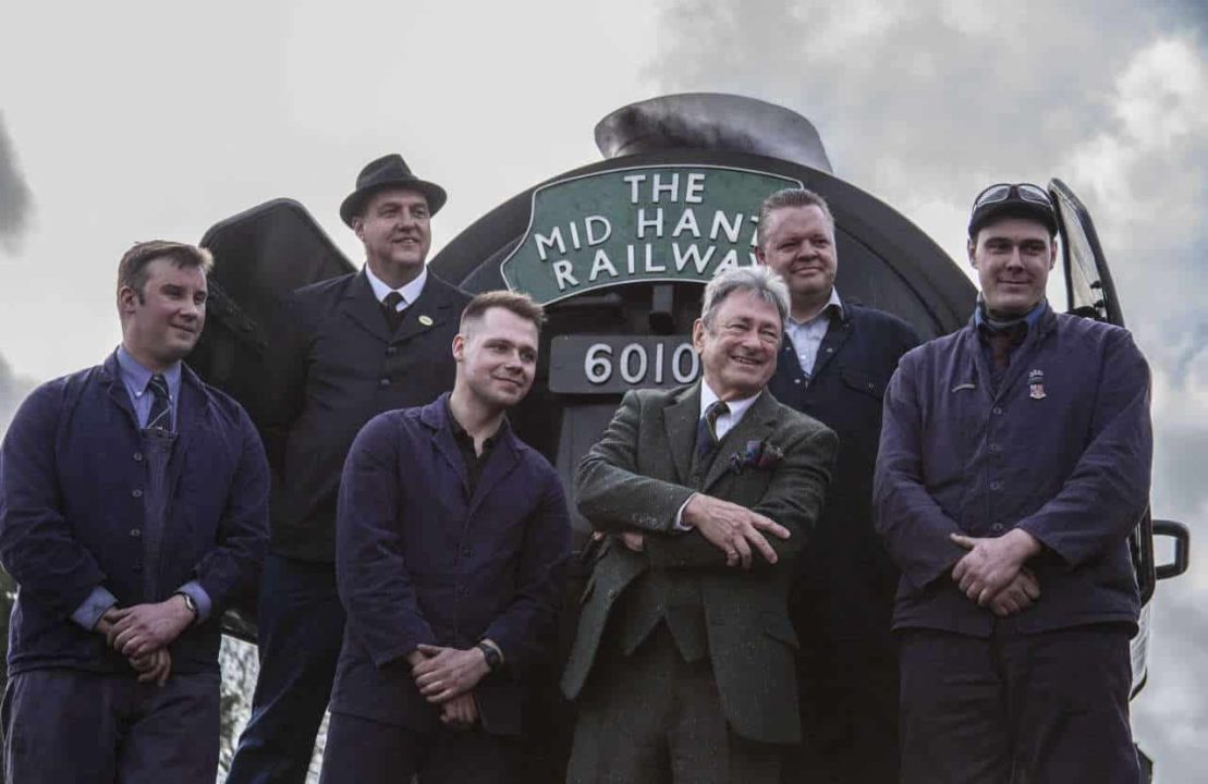 Alan Titchmarsh and the Flying Scotsman