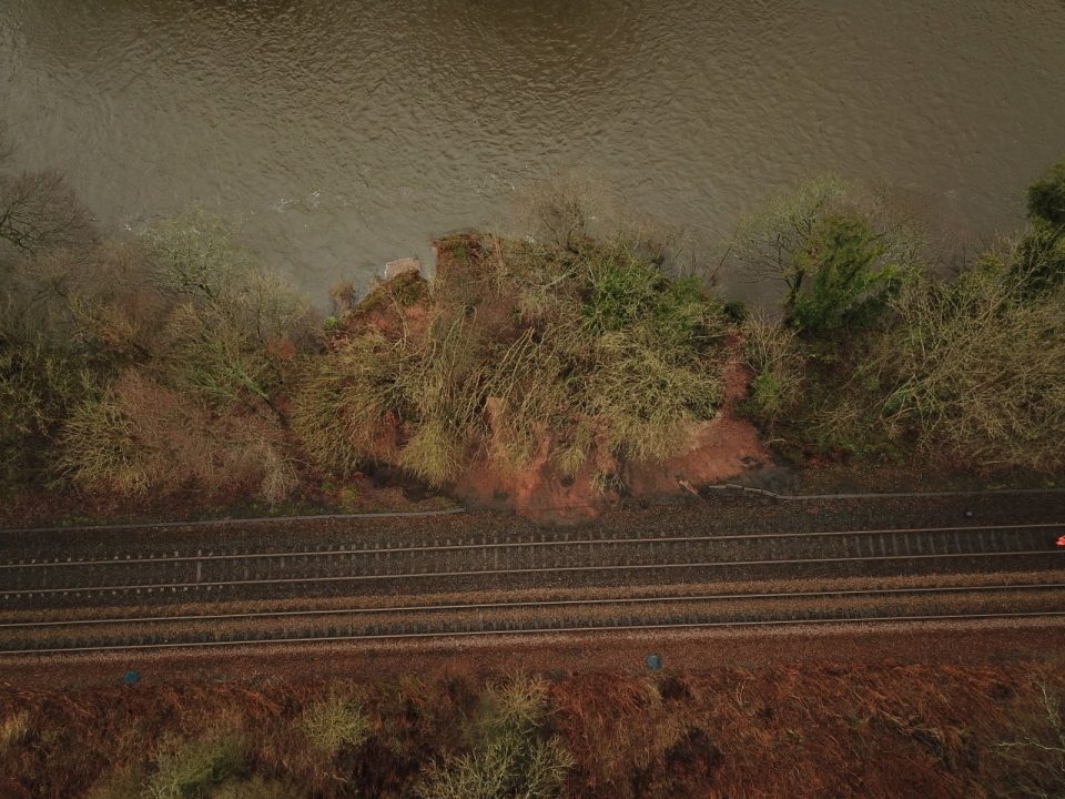 Dumfries and Kilmarnock landslip