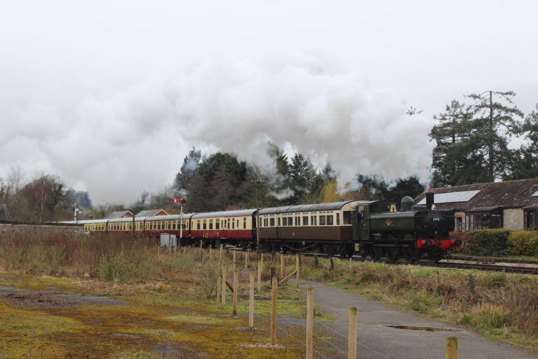 6412 on the South Devon Railway