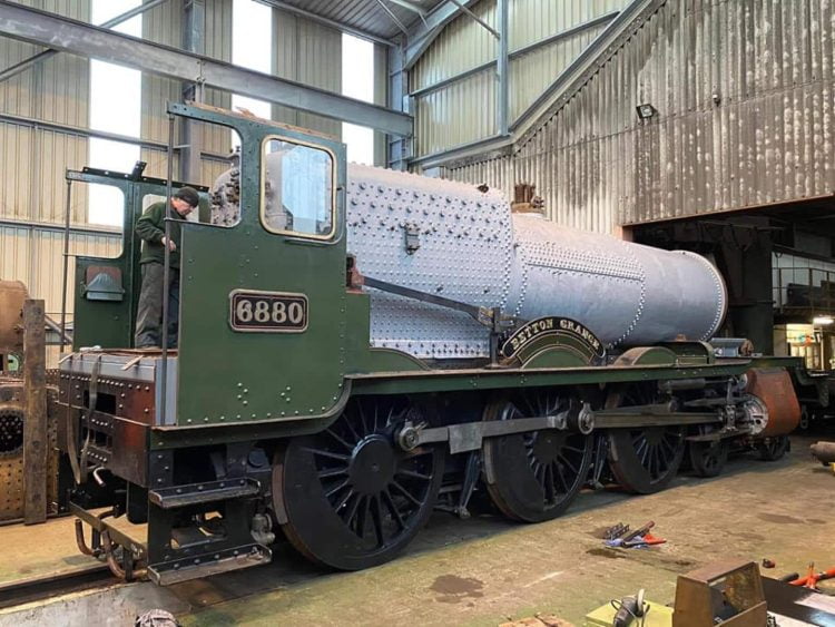 6880 "Betton Grange" Boiler on Frame // Credit 6880 Betton Grange Society Ltd