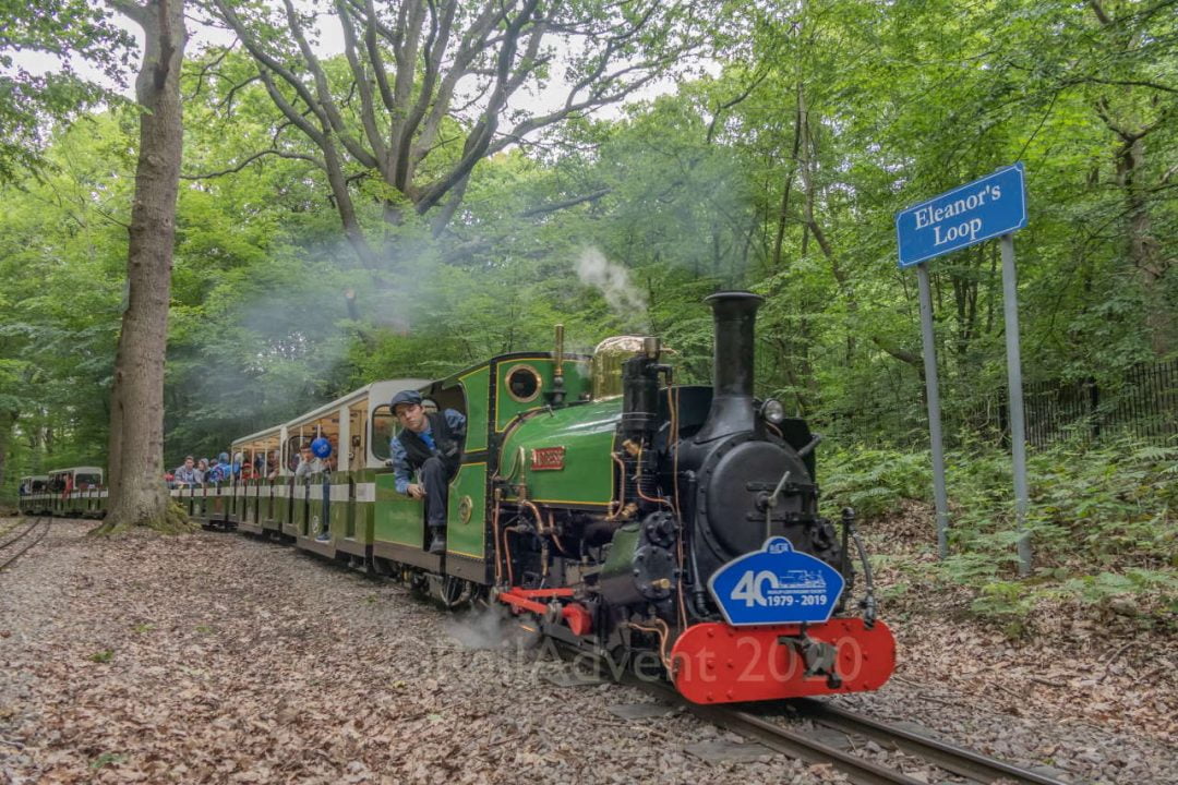 Mad Bess at Eleanor's Loop on the Ruislip Lido Railway