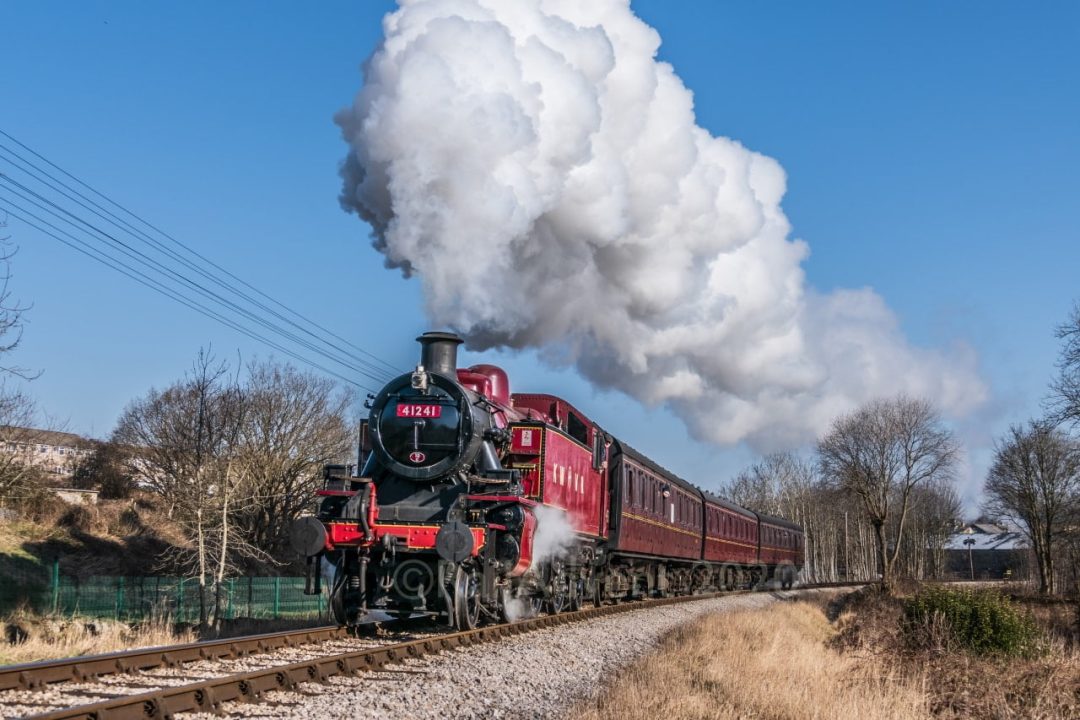 41241 on the Keighley and Worth Valley Railway