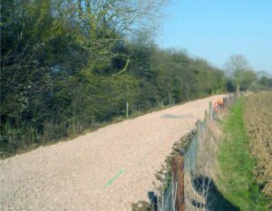 Newly Laid Ballast // Credit Mid-Suffolk Light Railway