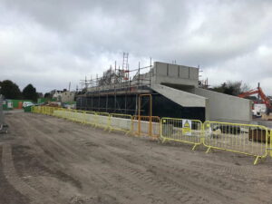 Underpass which will be installed under the railway in Besscarr