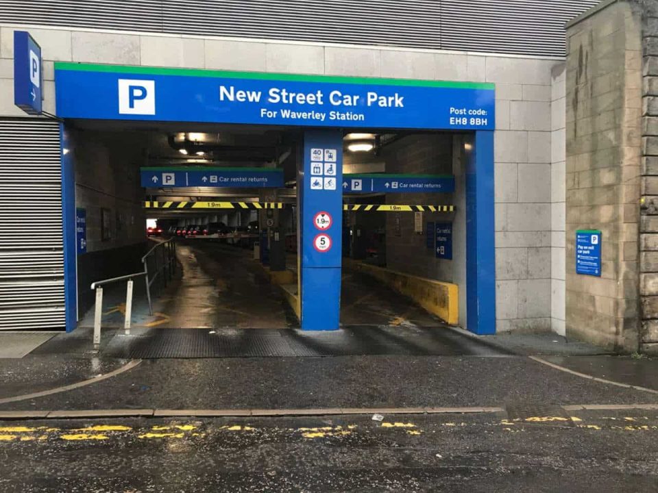 Edinburgh Waverley free car parking