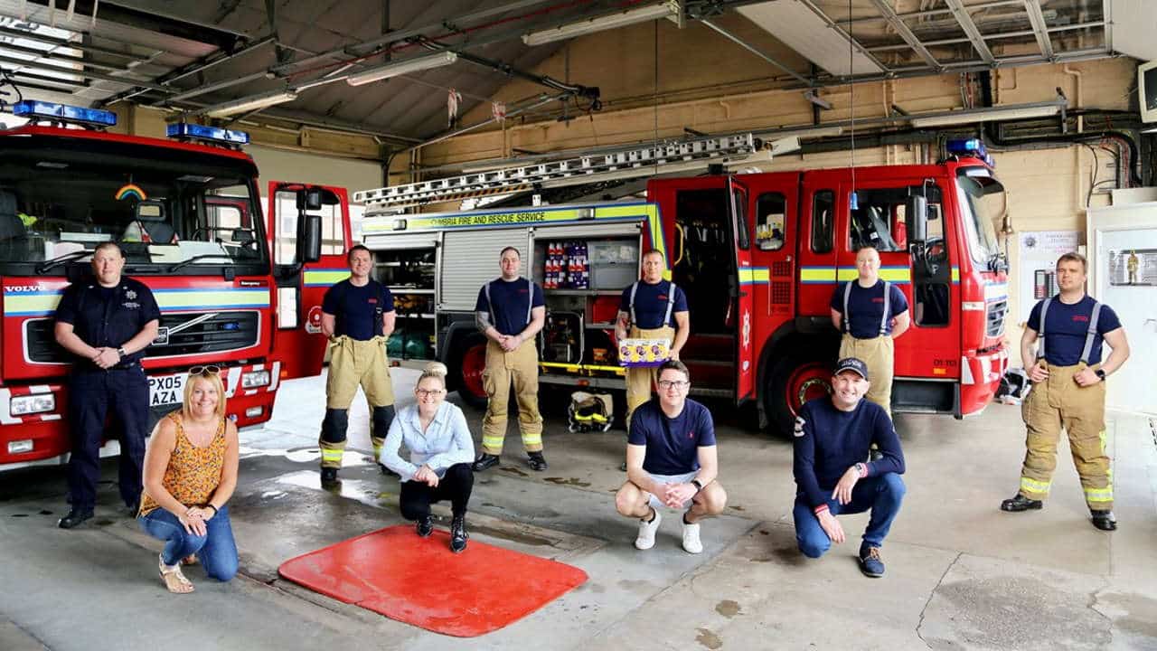 easter egg giveaway Cumbria fire