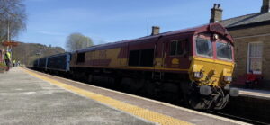 DB Cargo Class 66 at Todmorden