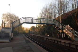 Refurbishment of Historic New Mills Newtown station footbridge completed