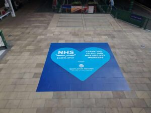 Edinburgh Waverley floor vinyl