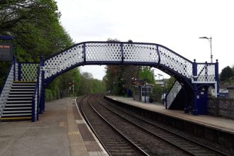 Edwardian railway footbridge at Arnside has £370,000 makeover