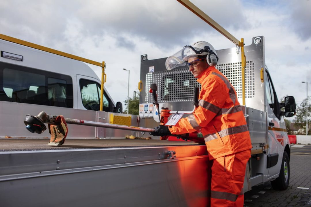 Network Rail maintenance teams Fenchurch Street Work