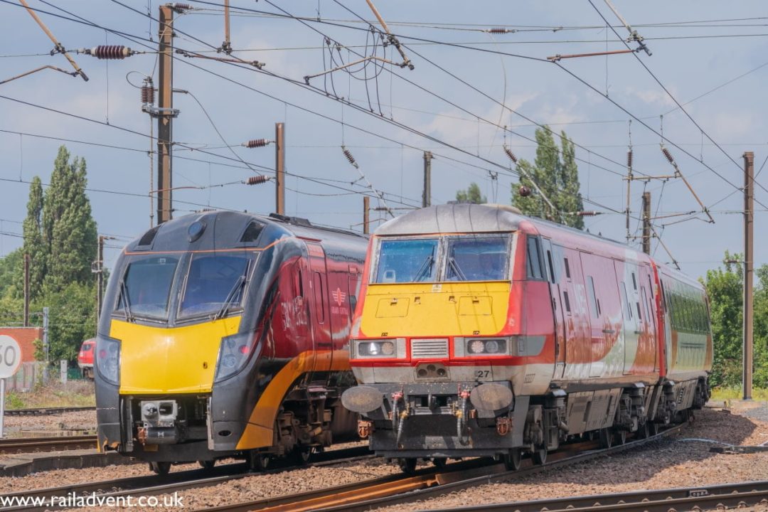 Grand Central Class 180 and LNER Class 91 DVT at York