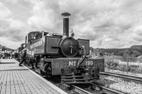 Lyd and Linda at Porthmadog - Ffestiniog Railway