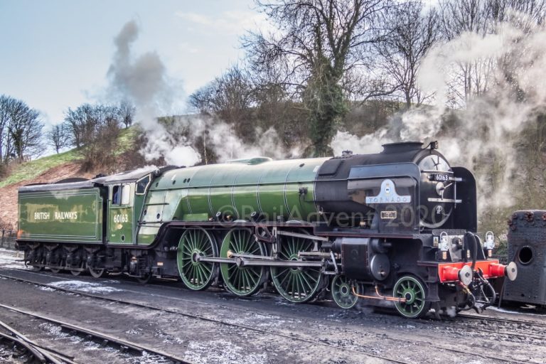 60163 Tornado at Bridgnorth on the Severn Valley Railway