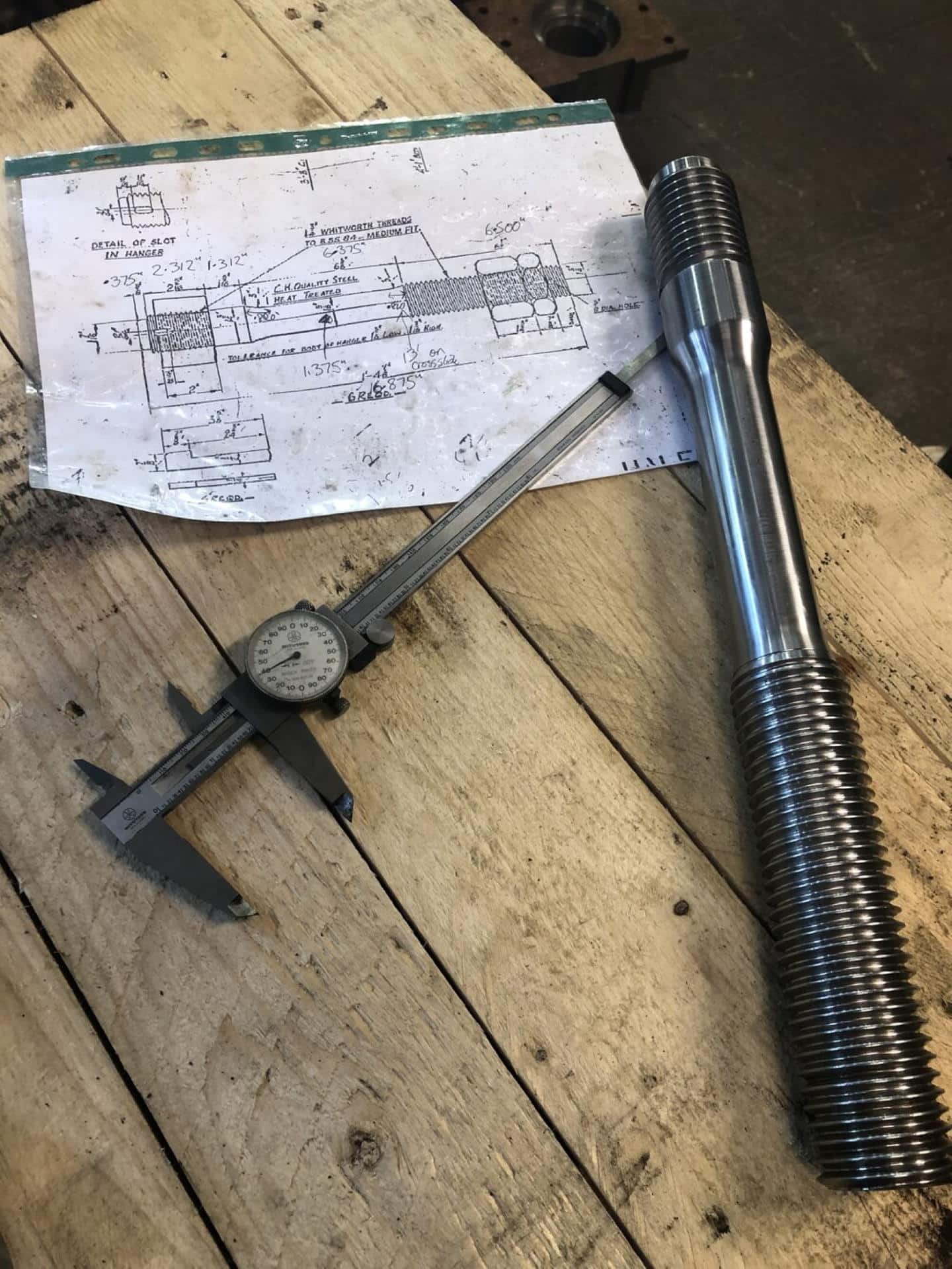 Spring Hanger Bolts in Progress // Credit The 4709 Group