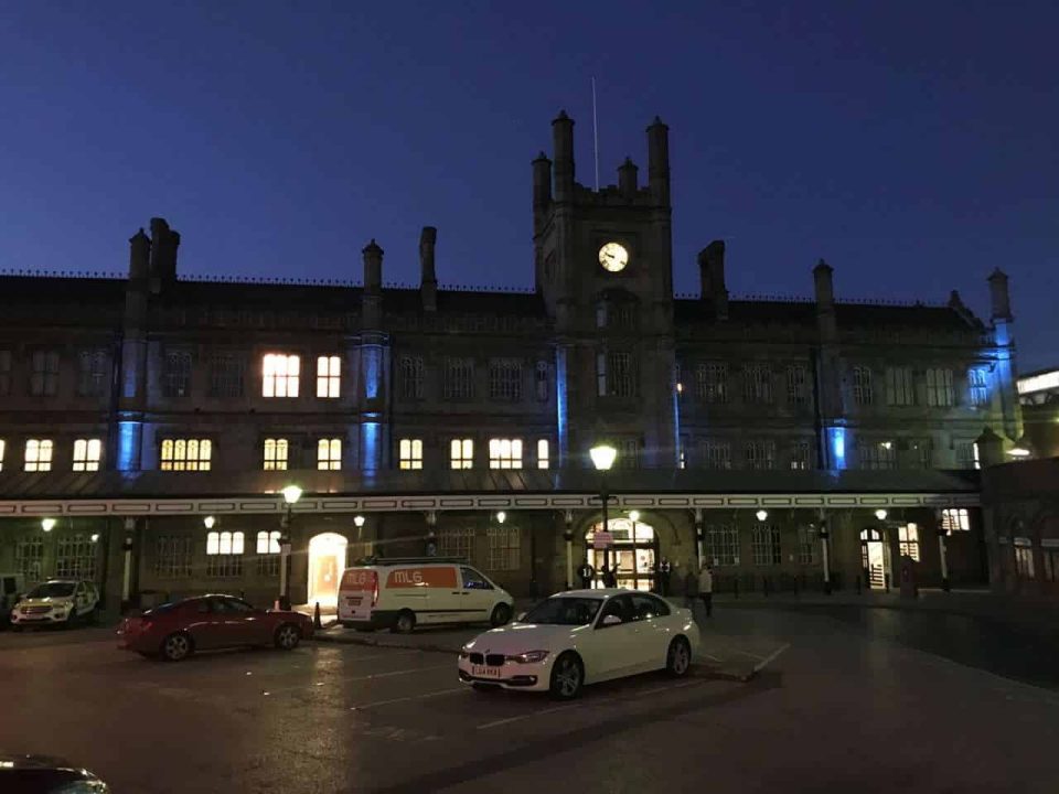 shresbury station in blue