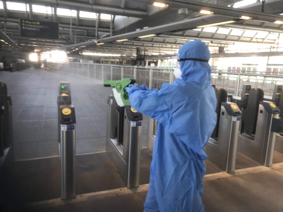 Govia Thameslink Railway uses 30 day coronavirus killer on trains and at stations