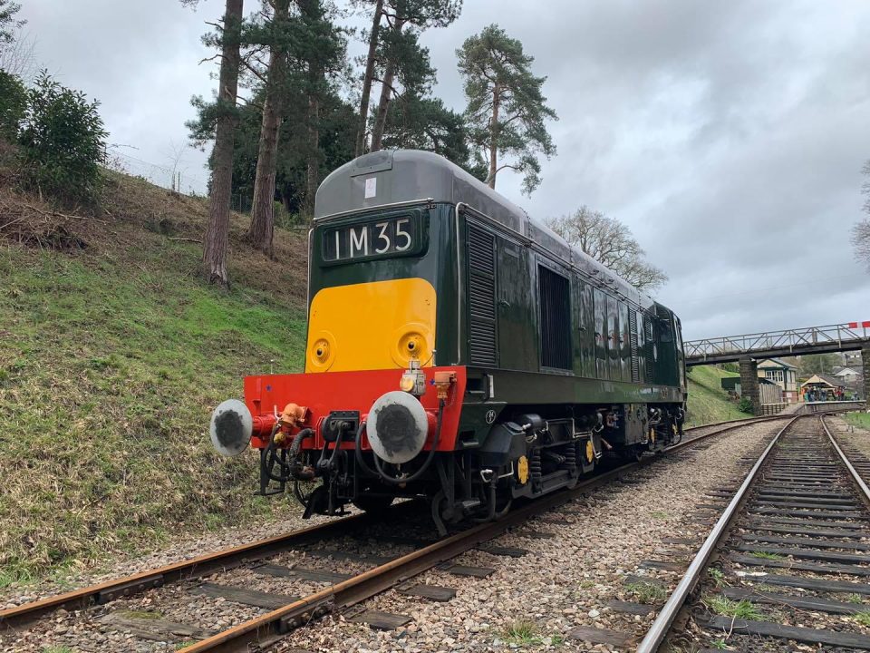 Class 20 D8188 at the Spa Valley Railway // Credit Spa Valley Railway