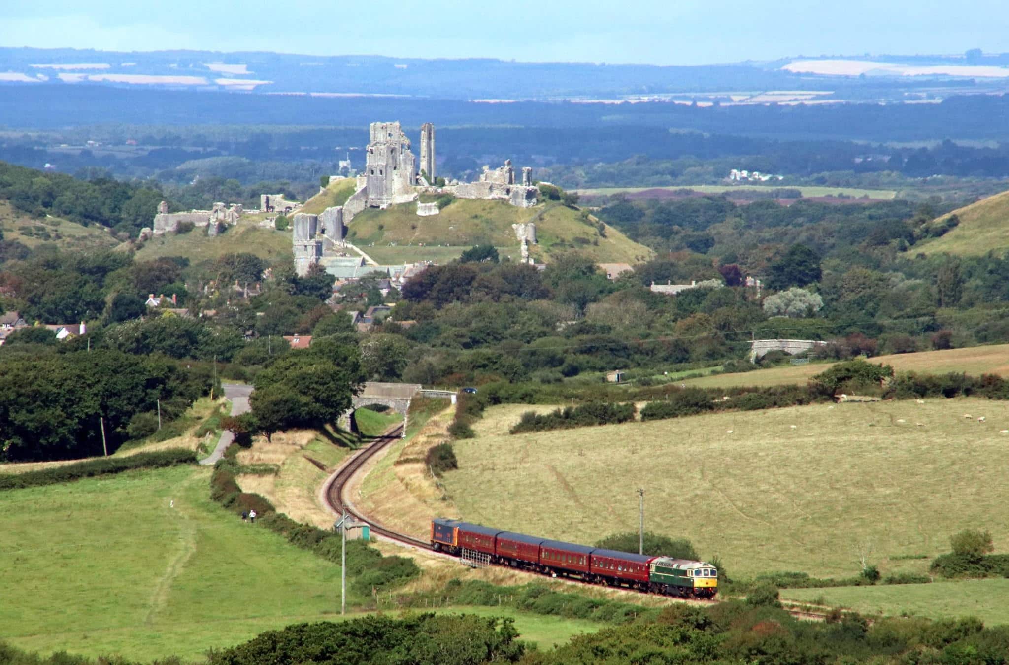 Corfe Castle and Swanage Railway // Credit Swanage Railway