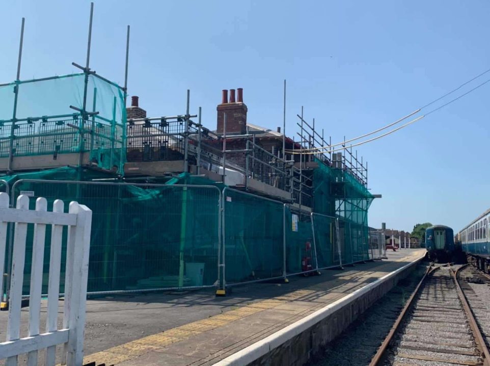 Leeming Bar Station House // Credit Wensleydale Railway