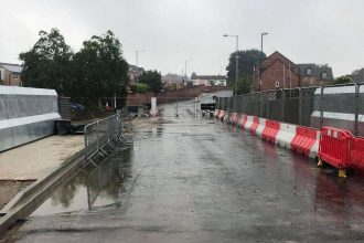 Barnsley railway bridge set to open this week after major work