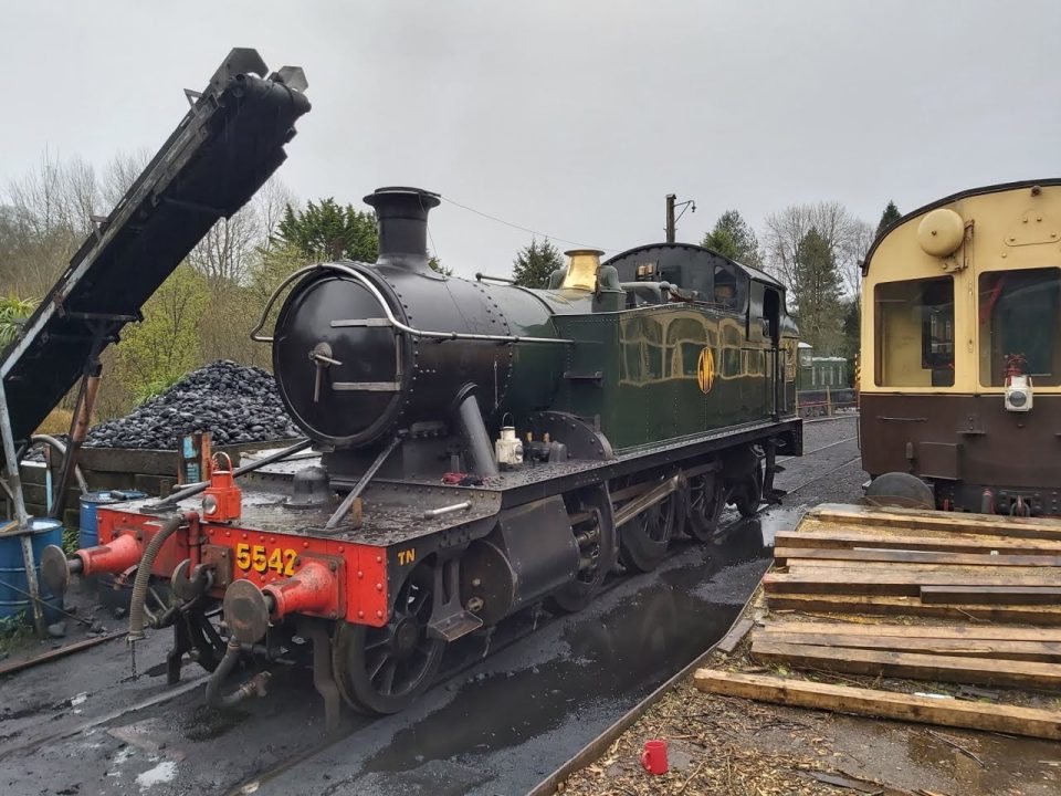 5542 on the South Devon Railway