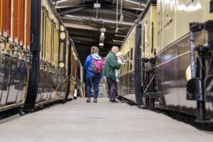 Carriage shed at the Didcot Railway Centre