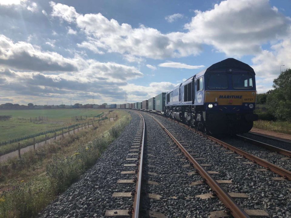 GBRf Class 66 with Martime Transport livery