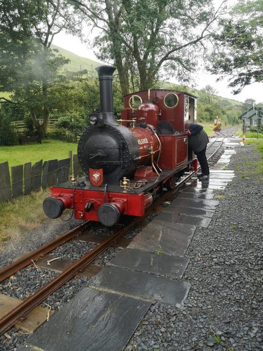 No 2 Dolgoch on test at Rhydyronen