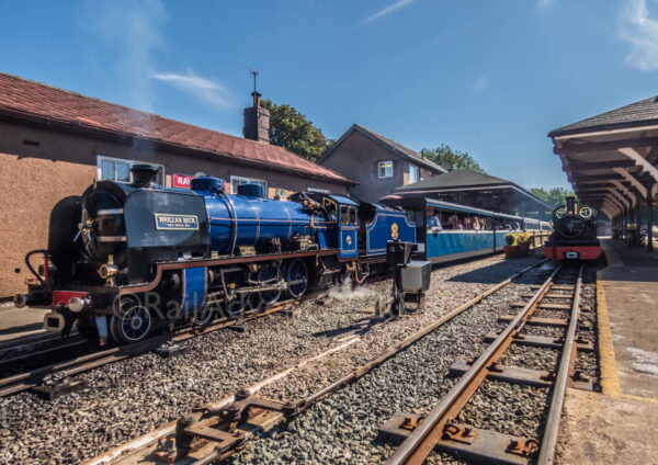 Whillan Beck and River Irt at Ravenglass - Ravenglass and Eskdale Railway