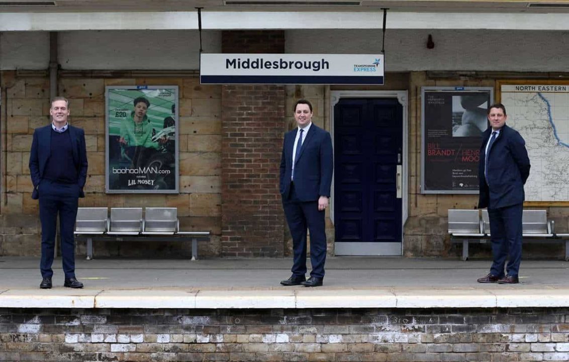 Middlesbrough Mayor, Tees Valley Mayor and Director for Network at Middlesbrough station to London Trains